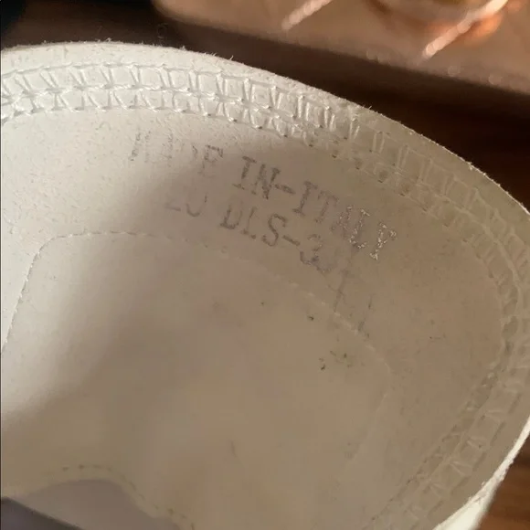 Dior Women's Cream High-Top Sneakers 7 217 - Picture 7 of 11